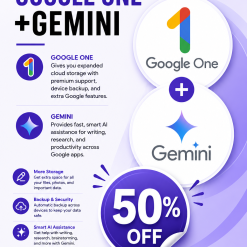Google Gemini Pro Google One 5TB - On Your Email