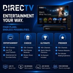 DIRECTV Stream Shared Account (USA) – Entertainment, Sports & Premium Live TV | 1 TV